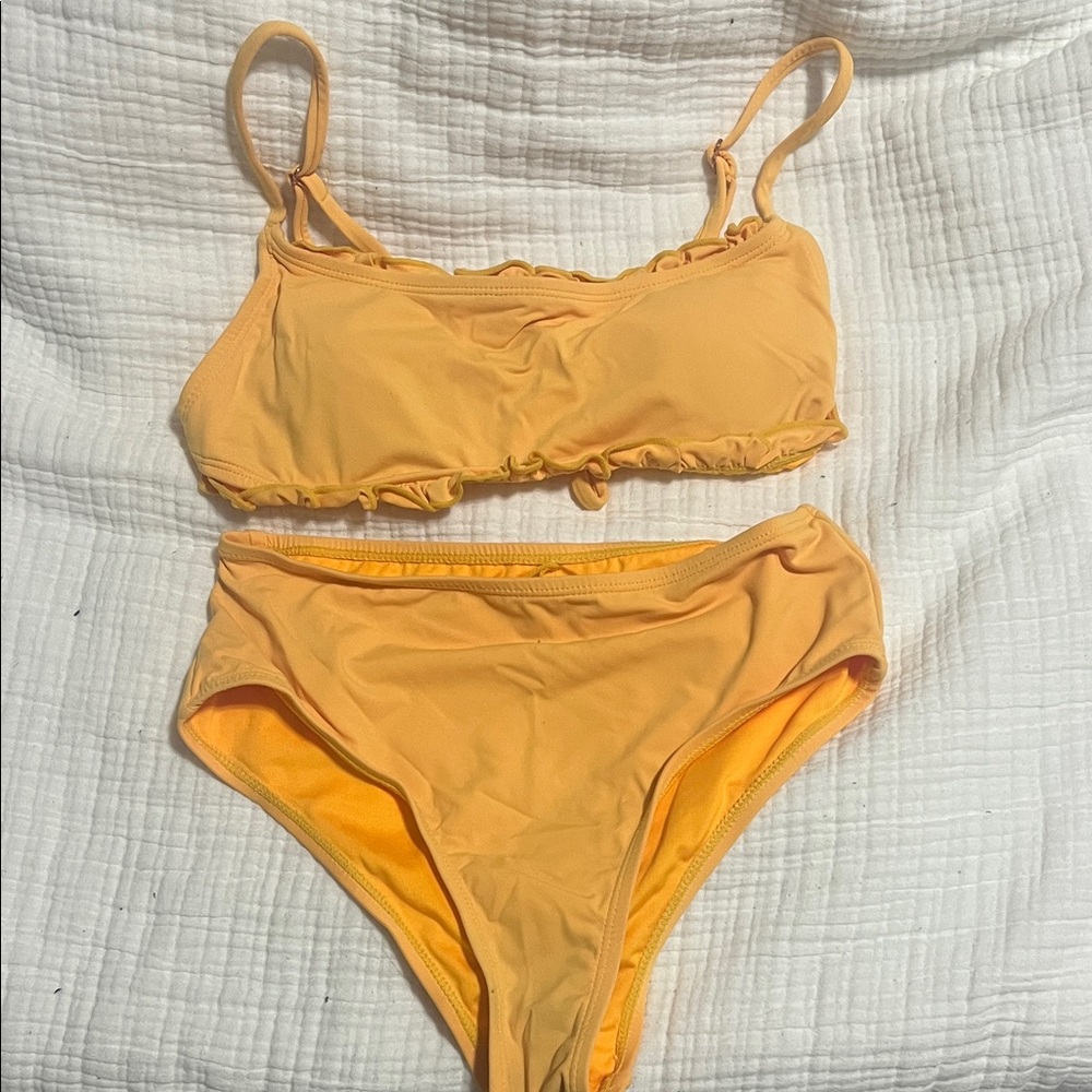 Skinnydip Yellow Bikini Set